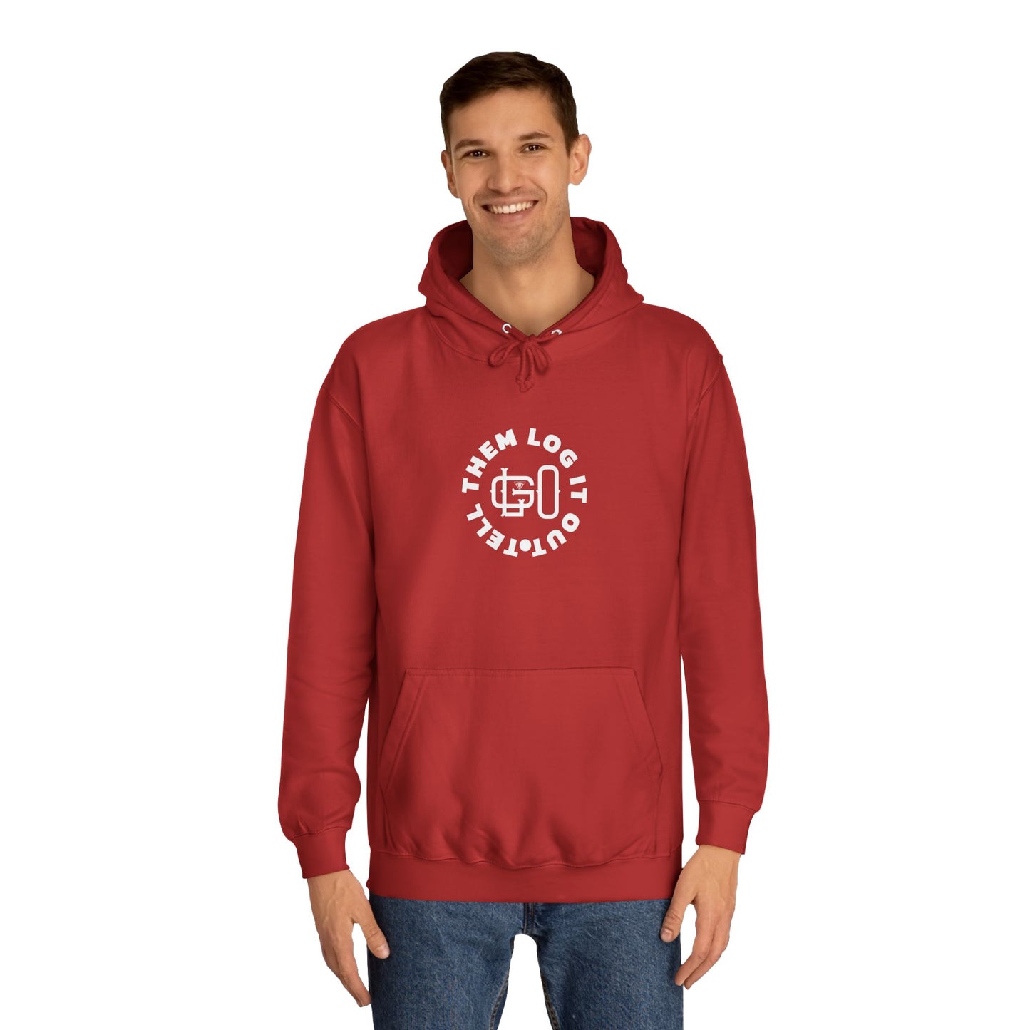 Unisex 'TELL THEM LOG IT OUT' Hoodie, Motivational Hoodie for Positivity, Trendy Apparel, Gift, Casual wear for the World