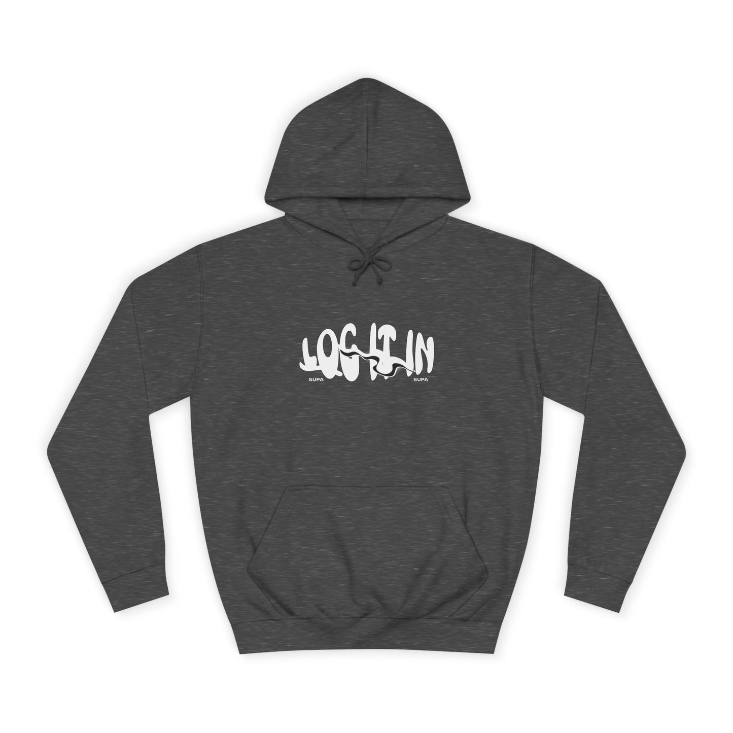 Minimalist Unisex Log it in Hoodie with Design