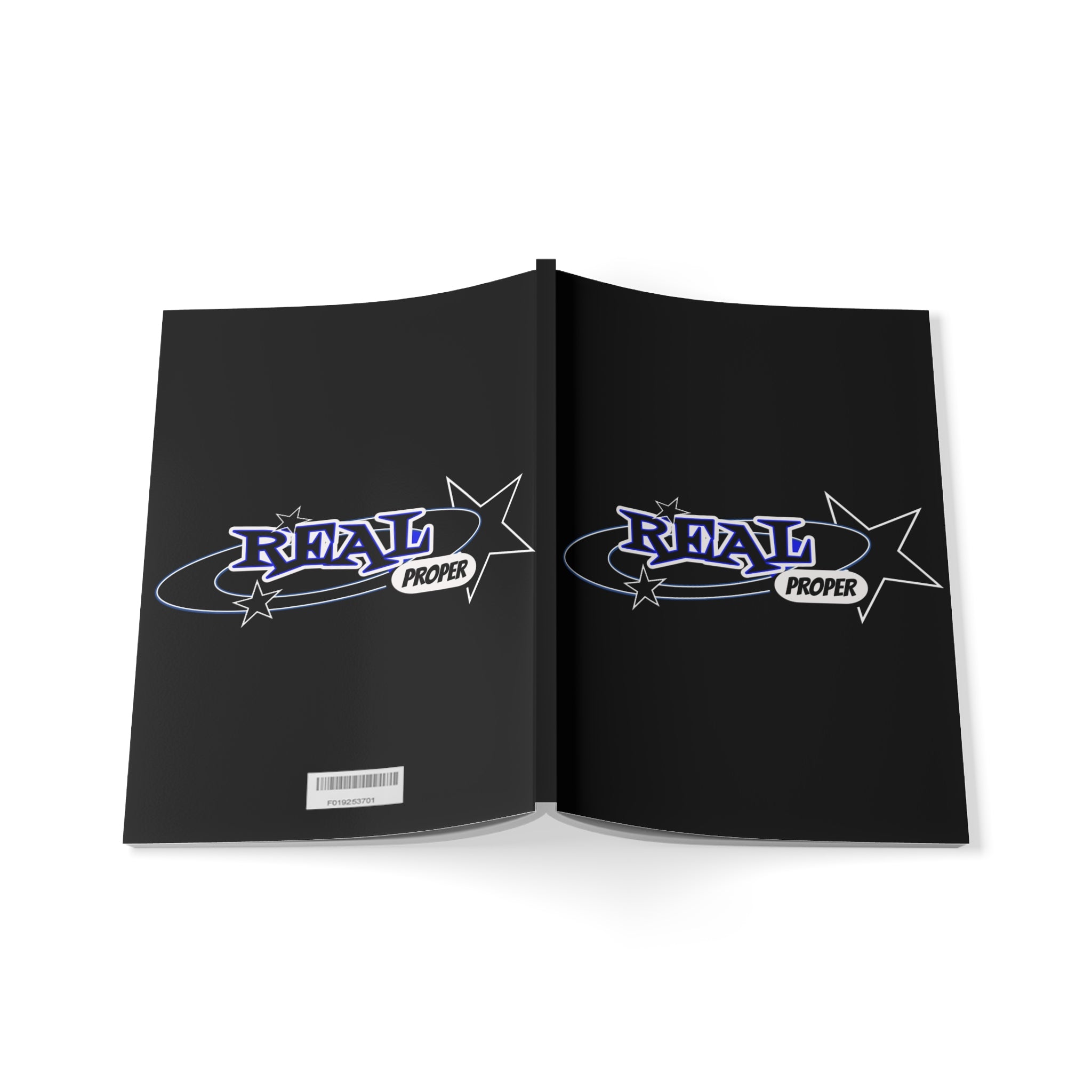 A5 Notebook — "Real Proper" Star Graphic Softcover Journal