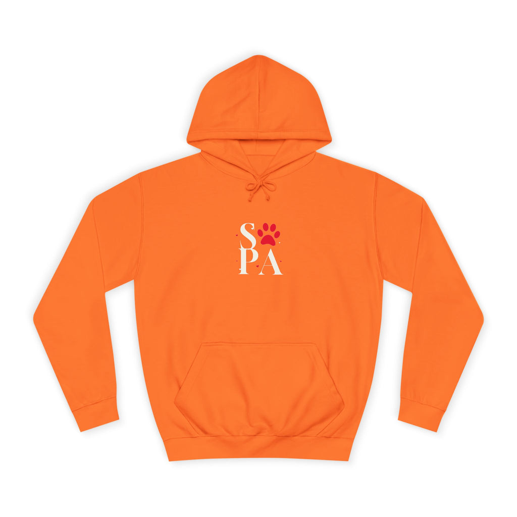 Cozy Hoodie with Paw Print | Unisex Sweatshirt, Gift for Animal Lovers, Apparel, Casual Wear, Birthday