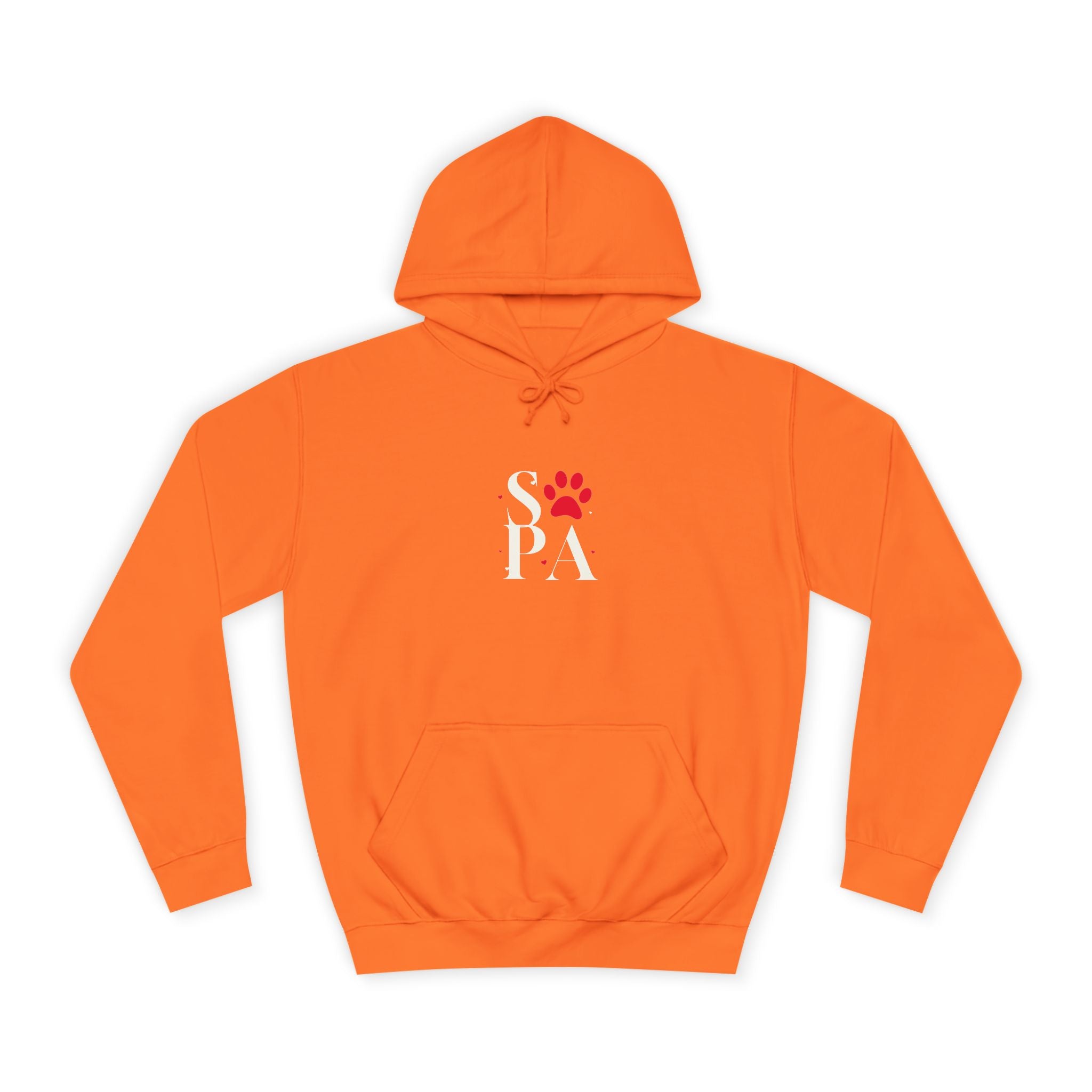 Cozy Hoodie with Paw Print | Unisex Sweatshirt, Gift for Animal Lovers, Apparel, Casual Wear, Birthday