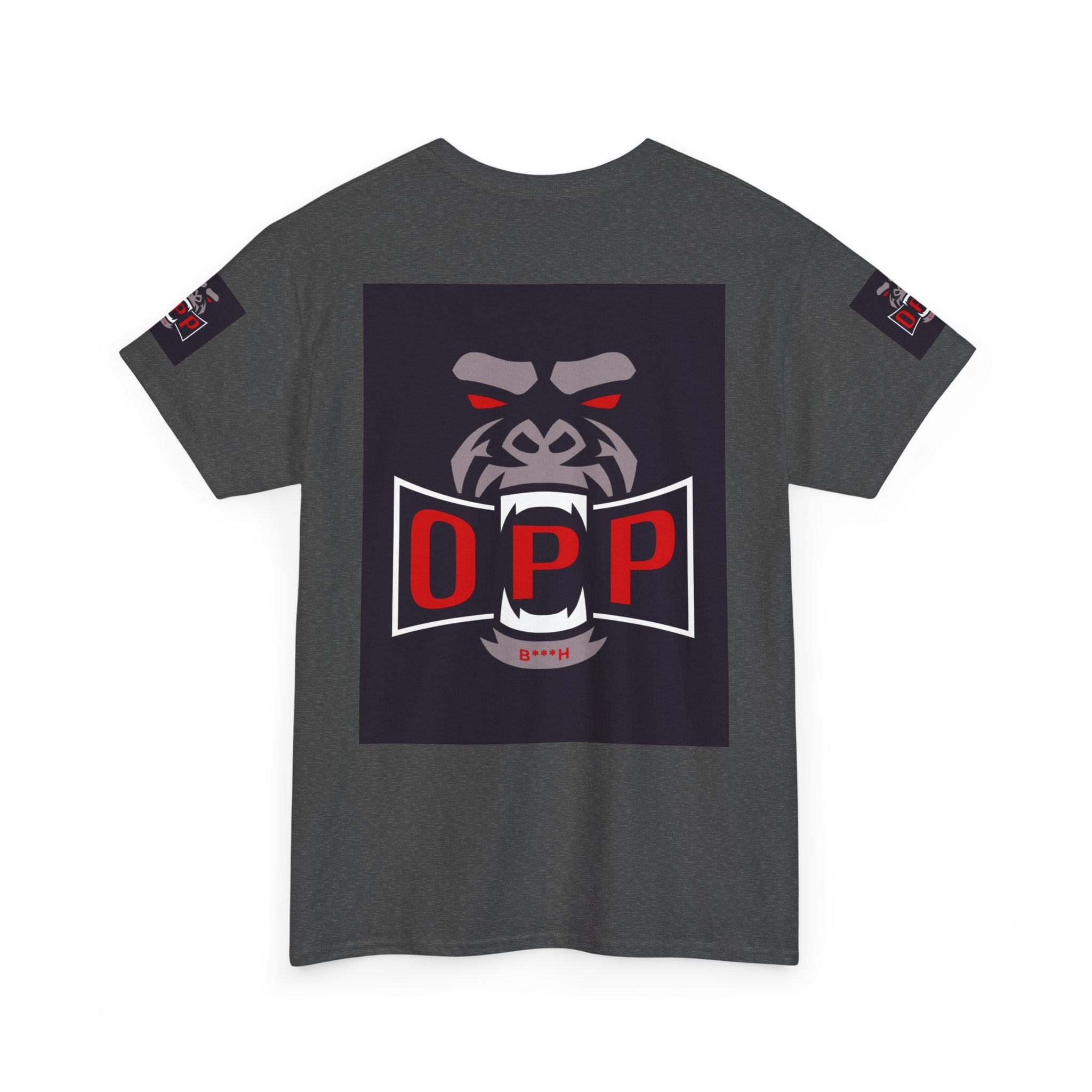 Gorilla OPP Graphic Tee — Bold Red & Black Urban Streetwear Shirt