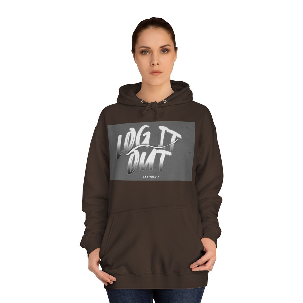 Stylish Unisex log it out Hoodie | Casual Wear, Trendy Design, Perfect Gift, Daily Comfort, College Apparel