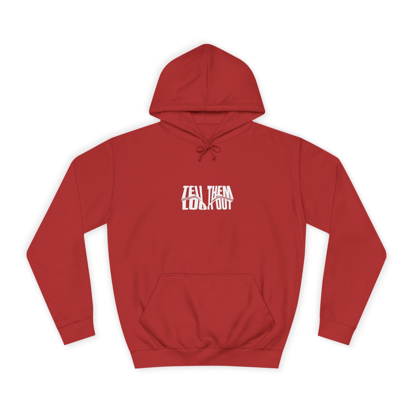 Unisex Hoodie with Bold Message - Tell Them Log it Out - Trendy Apparel, Perfect for Gift