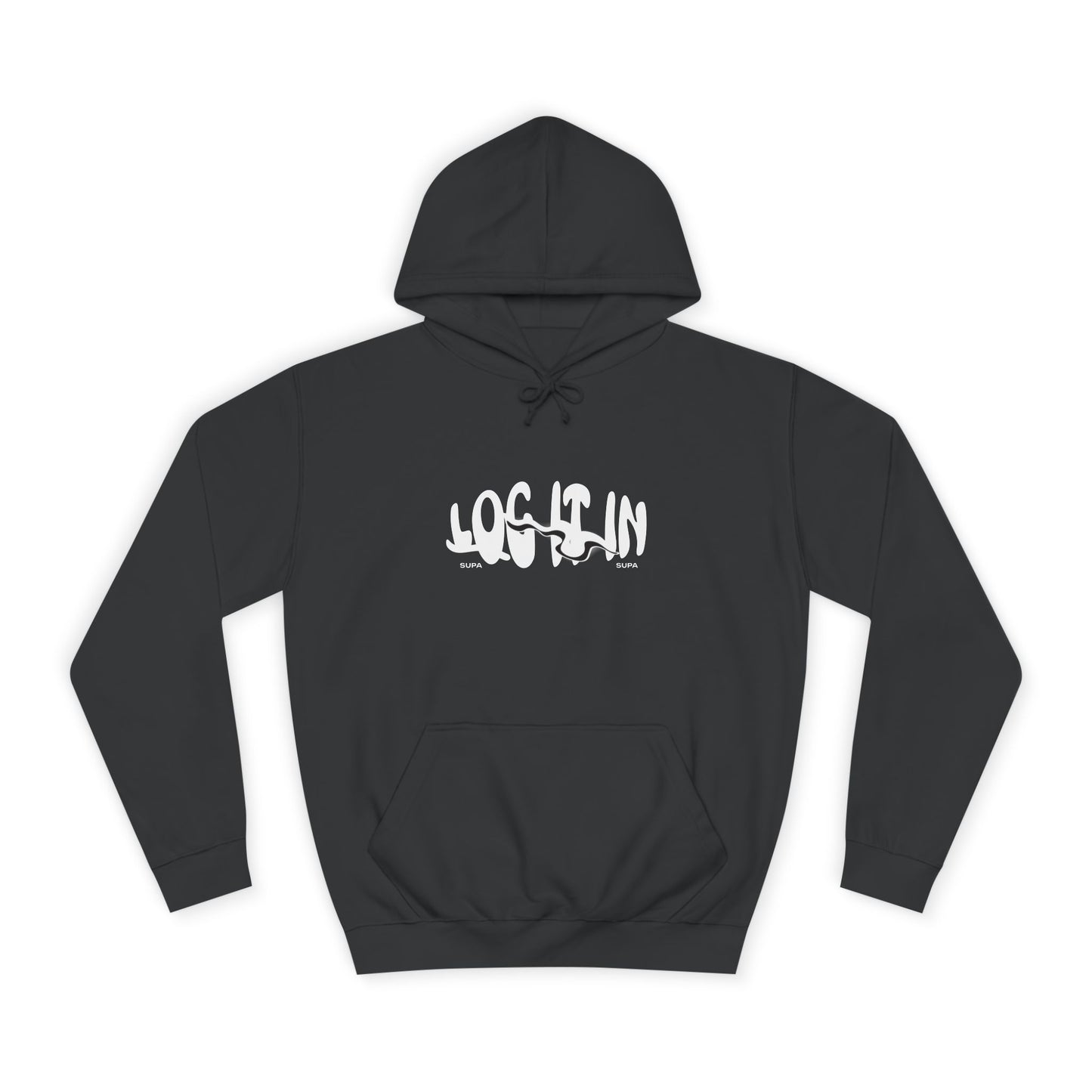 Minimalist Unisex Log it in Hoodie with Design