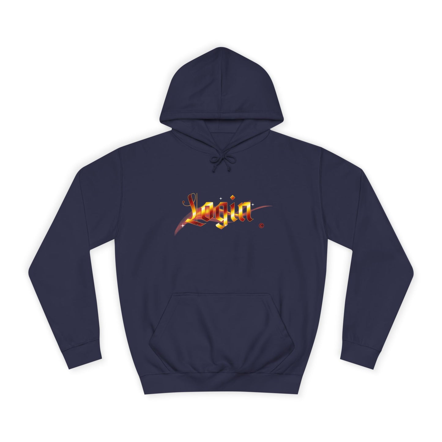 Aesthetic 'Login' Unisex Hoodie, Cozy Trendy Wear, Gift for Any One, Warm Casual Style, Trendy Hoodie