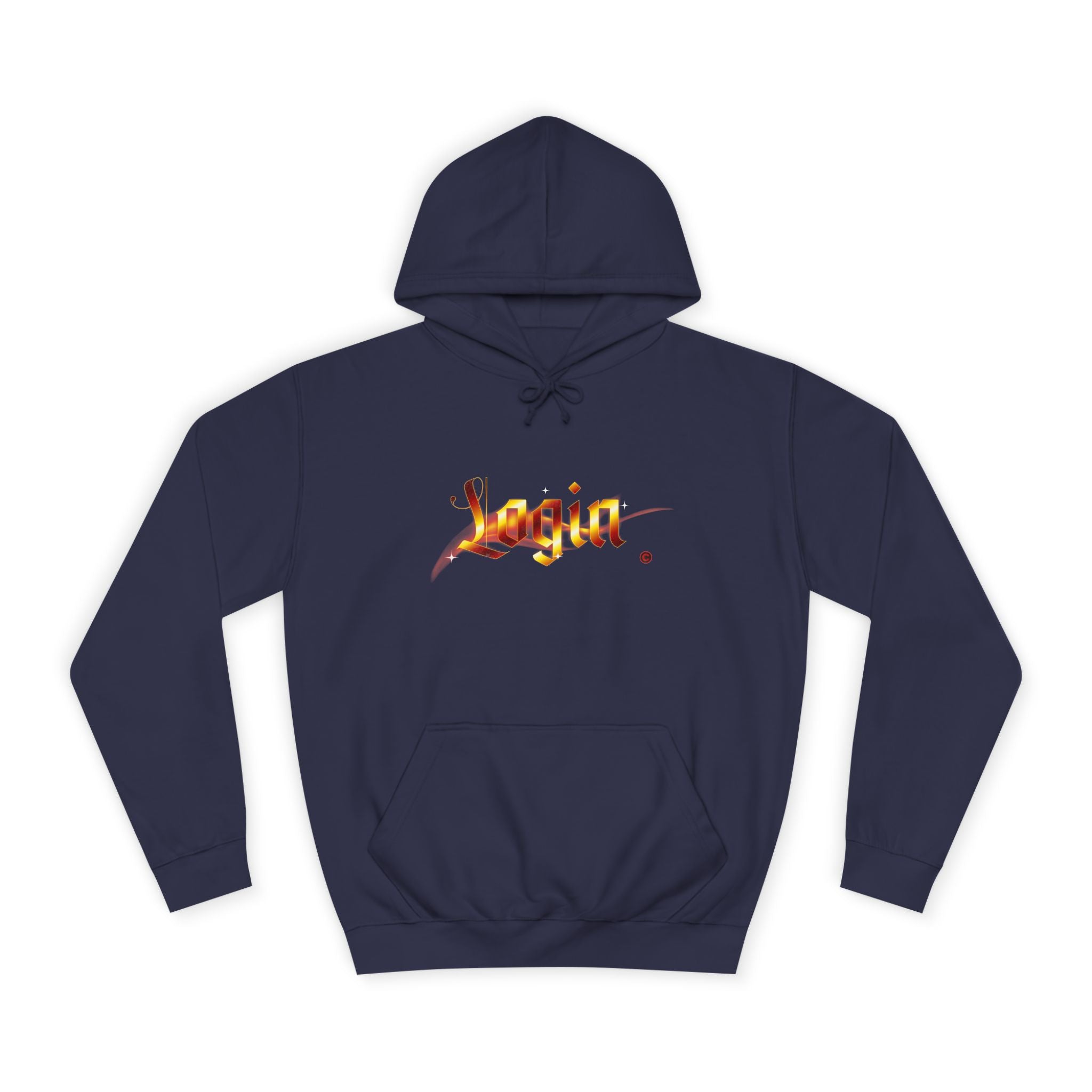 Aesthetic 'Login' Unisex Hoodie, Cozy Trendy Wear, Gift for Any One, Warm Casual Style, Trendy Hoodie