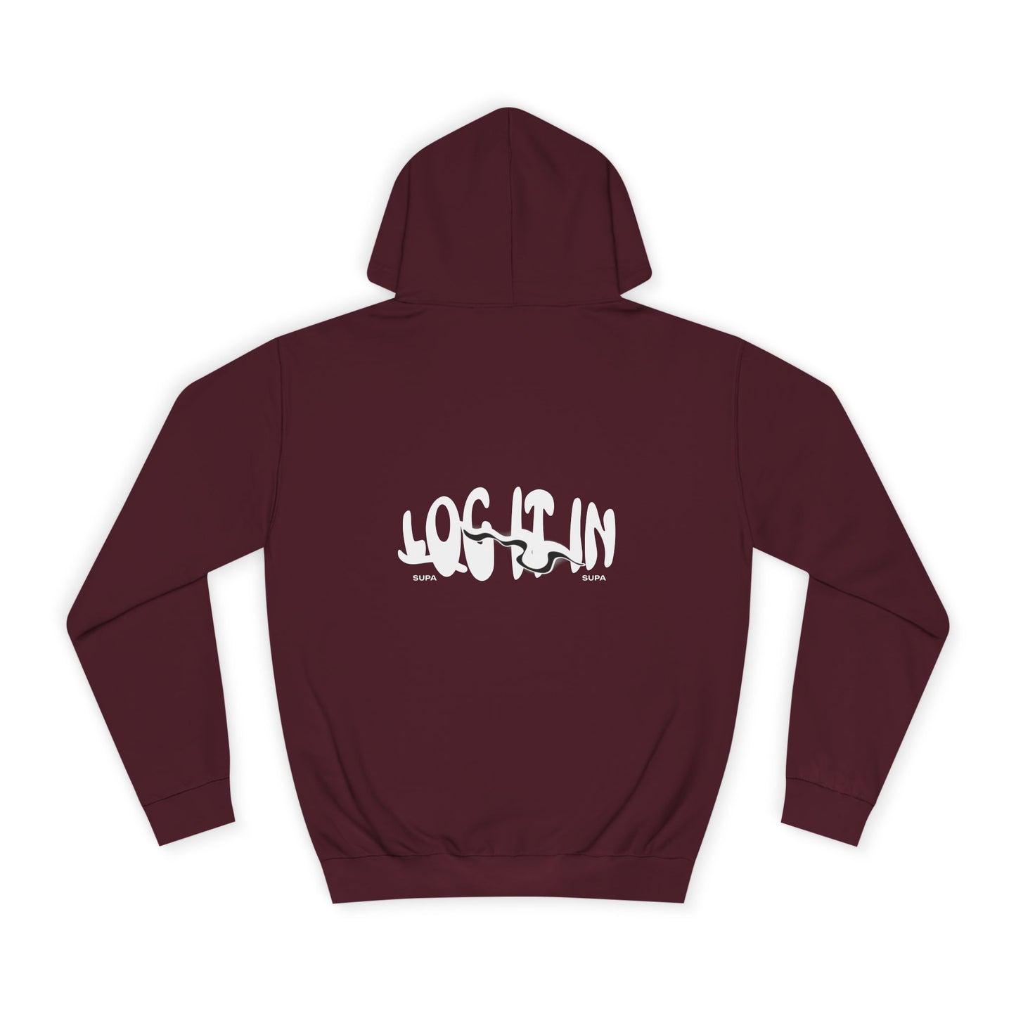 Minimalist Unisex Log it in Hoodie with Design