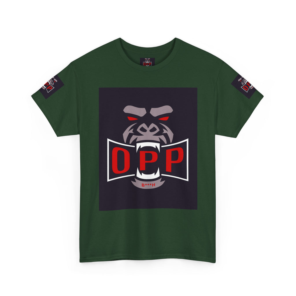 Gorilla OPP Graphic Tee — Bold Red & Black Urban Streetwear Shirt