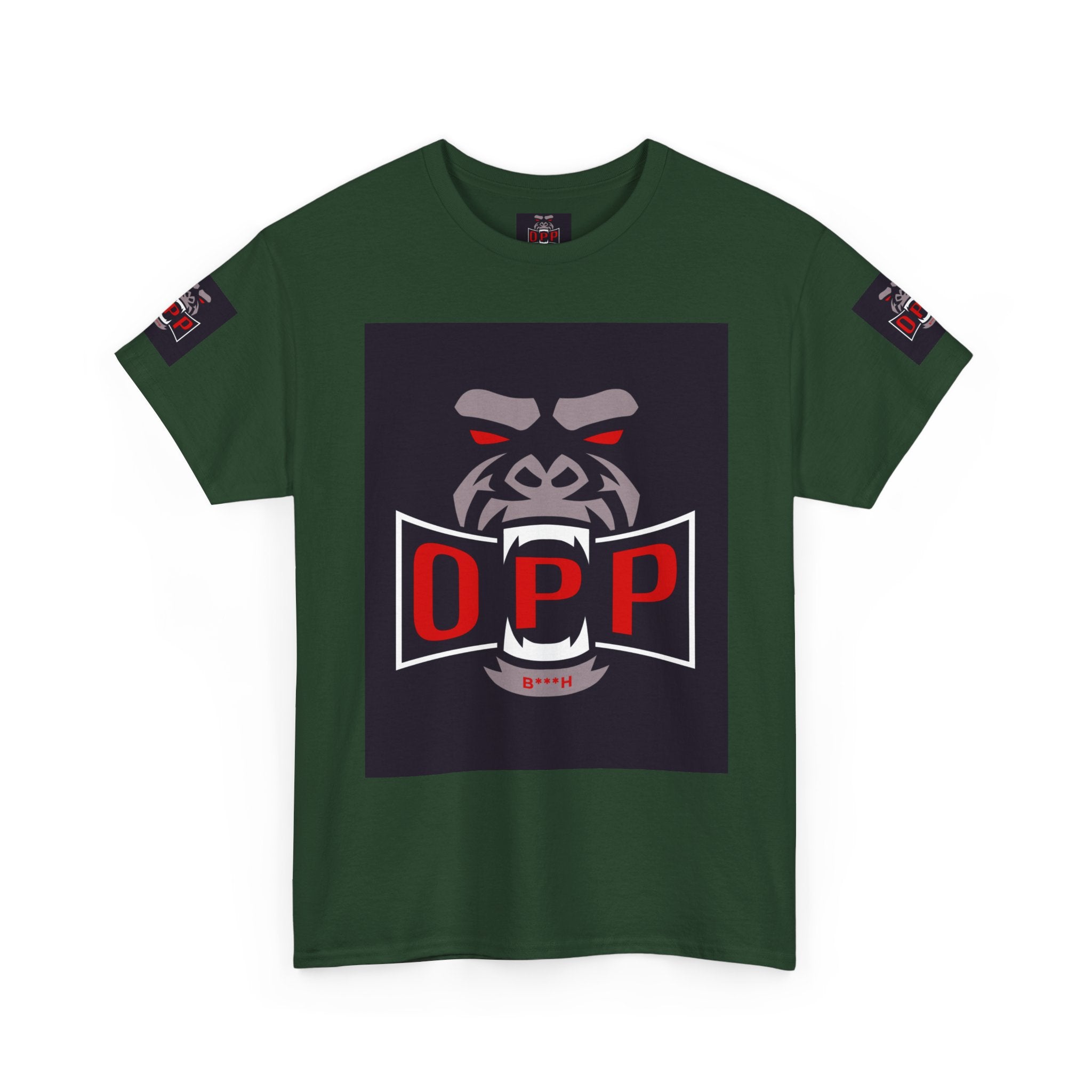 Gorilla OPP Graphic Tee — Bold Red & Black Urban Streetwear Shirt