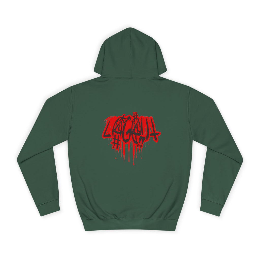 Bold Graffiti log out Hoodie, Unisex Streetwear, Comfortable Casual Wear,