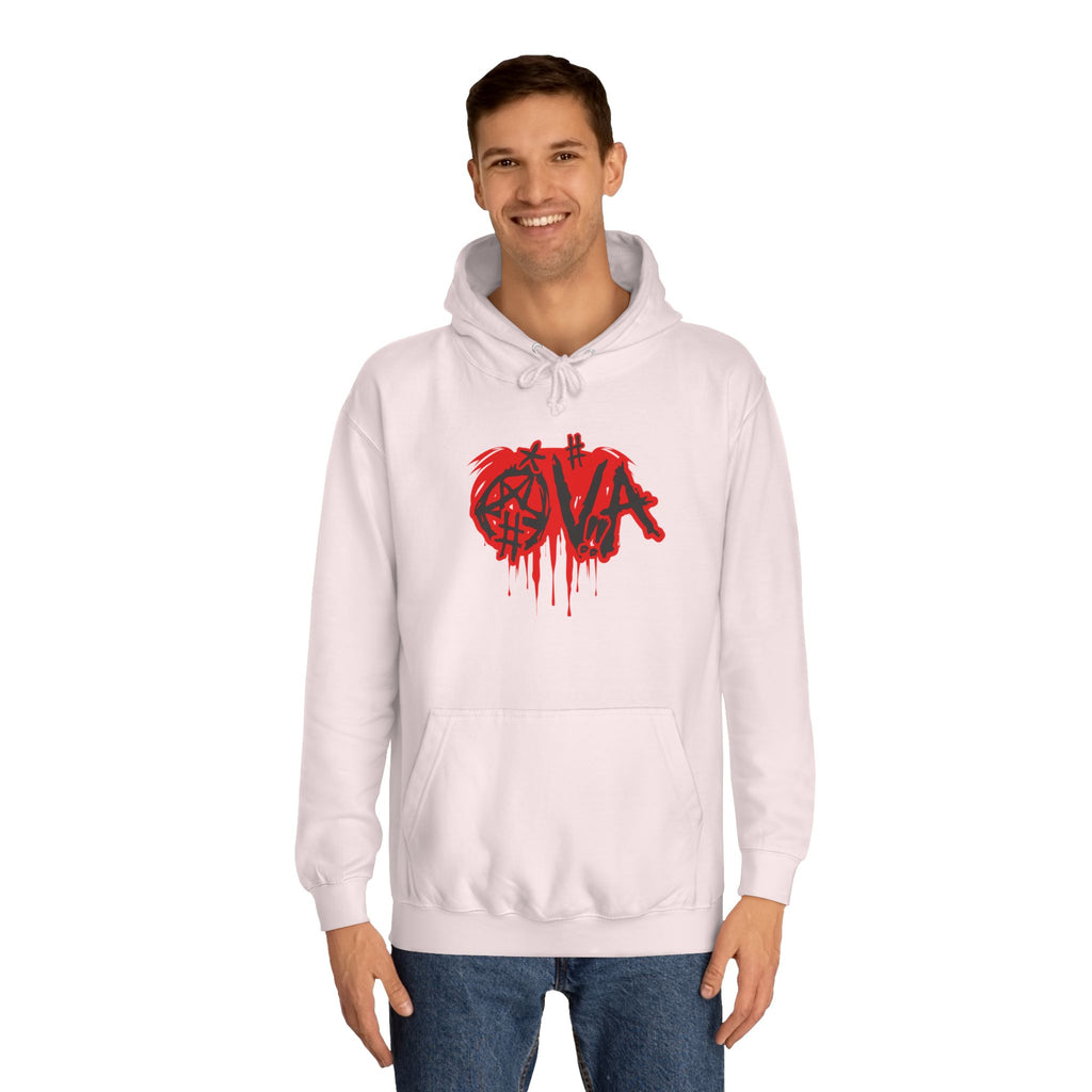 Edgy Unisex Hoodie with Graffiti-Style Print, Urban Streetwear, Apparel, Gift for any body, Casual Fashion