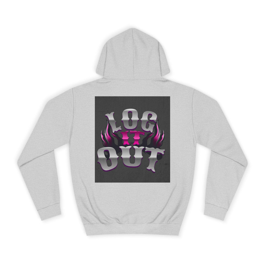 Cool Unisex Log it out Hoodie, Perfect for Any one, Trendy Custom Apparel, Casual Wear, Gift, Streetwear Style