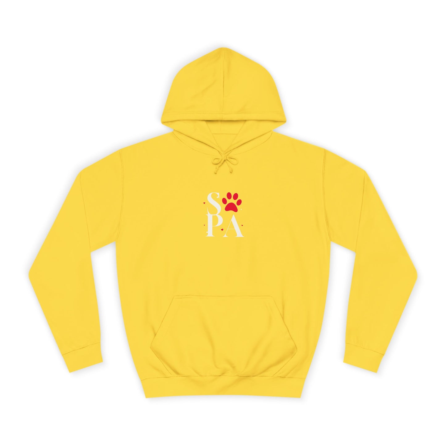 Cozy Hoodie with Paw Print | Unisex Sweatshirt, Gift for Animal Lovers, Apparel, Casual Wear, Birthday