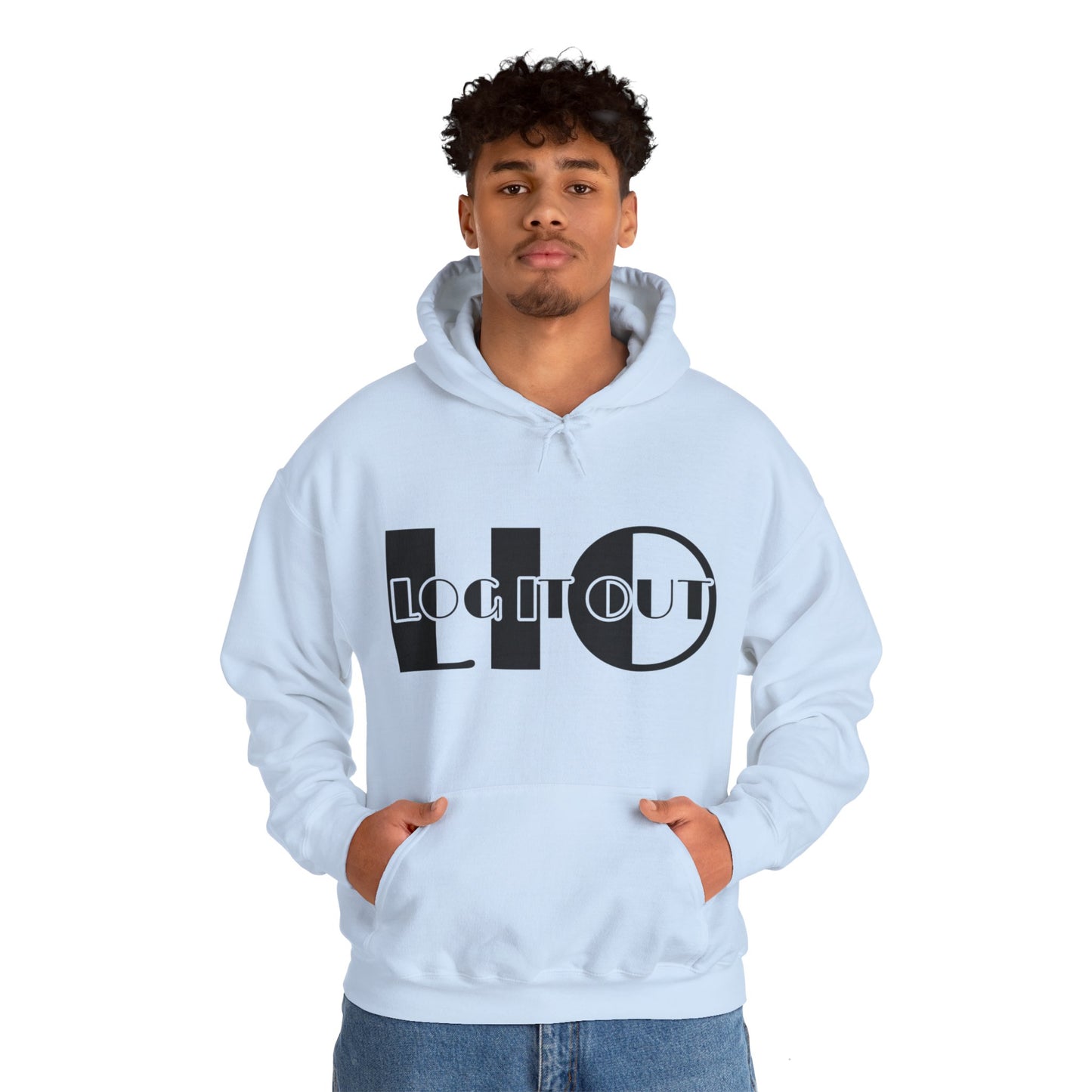 Log it out Unisex Heavy Blend™ Hooded Sweatshirt