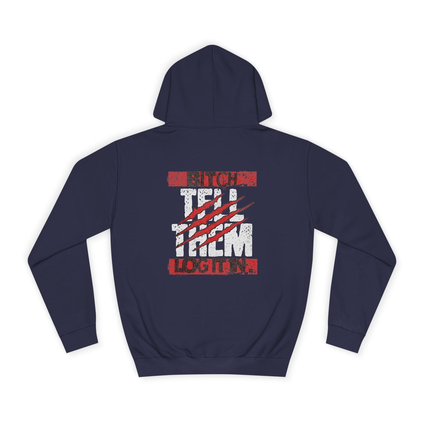 Unisex 'TELL THEM LOG IT IN' Hoodie with Graphic Design, Cozy Sweatshirt, Trendy Apparel,Gift, Casual Wear, Perfect for Trendy Life