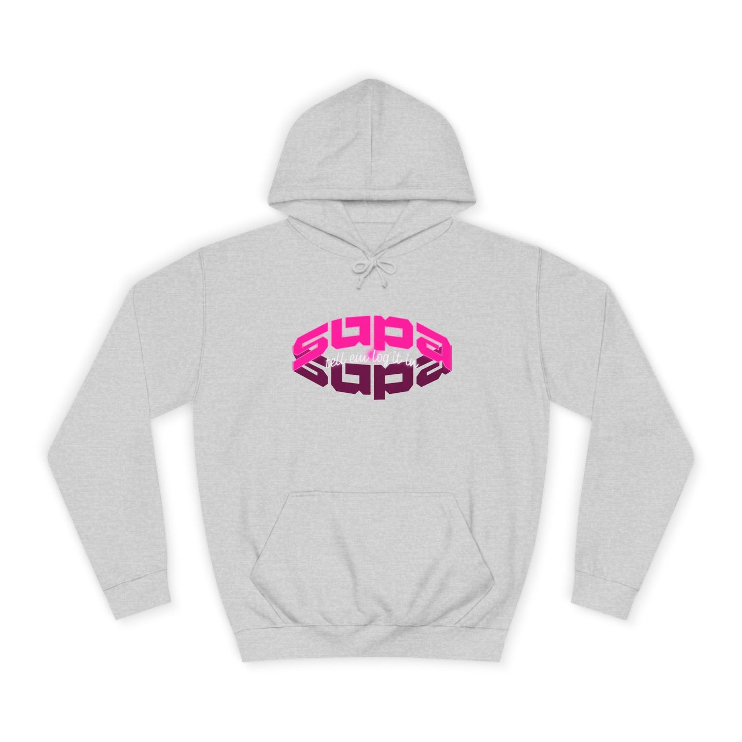 Stylish Trendy Hoodie with 'Supa' Design, Unisex Casual wear for Everyone, Perfect for Everyday Life, Gift, Bright hoodie