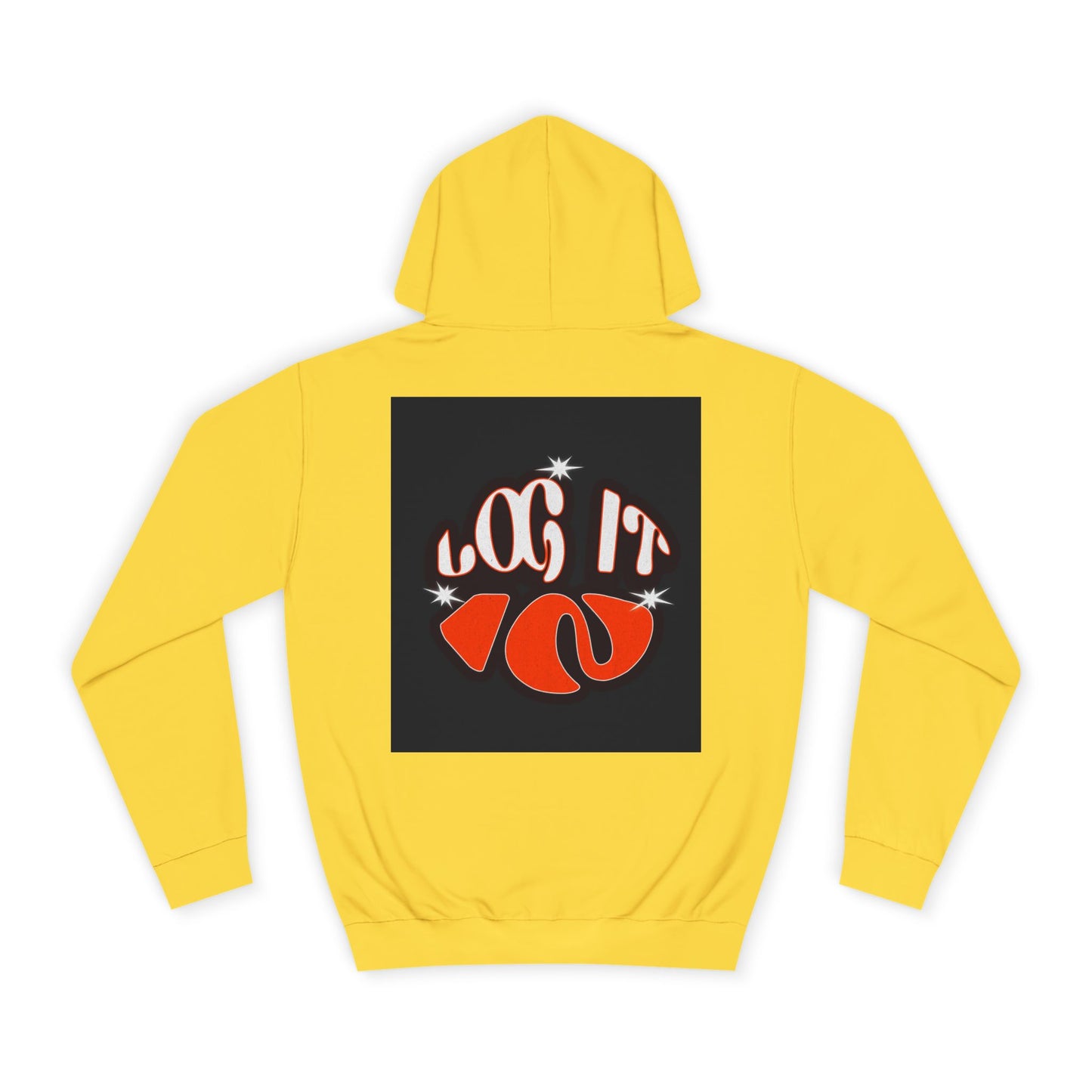 Trendy Unisex Log it in Hoodie, Casual Wear, custom Gear, Gift, Relaxed Fit