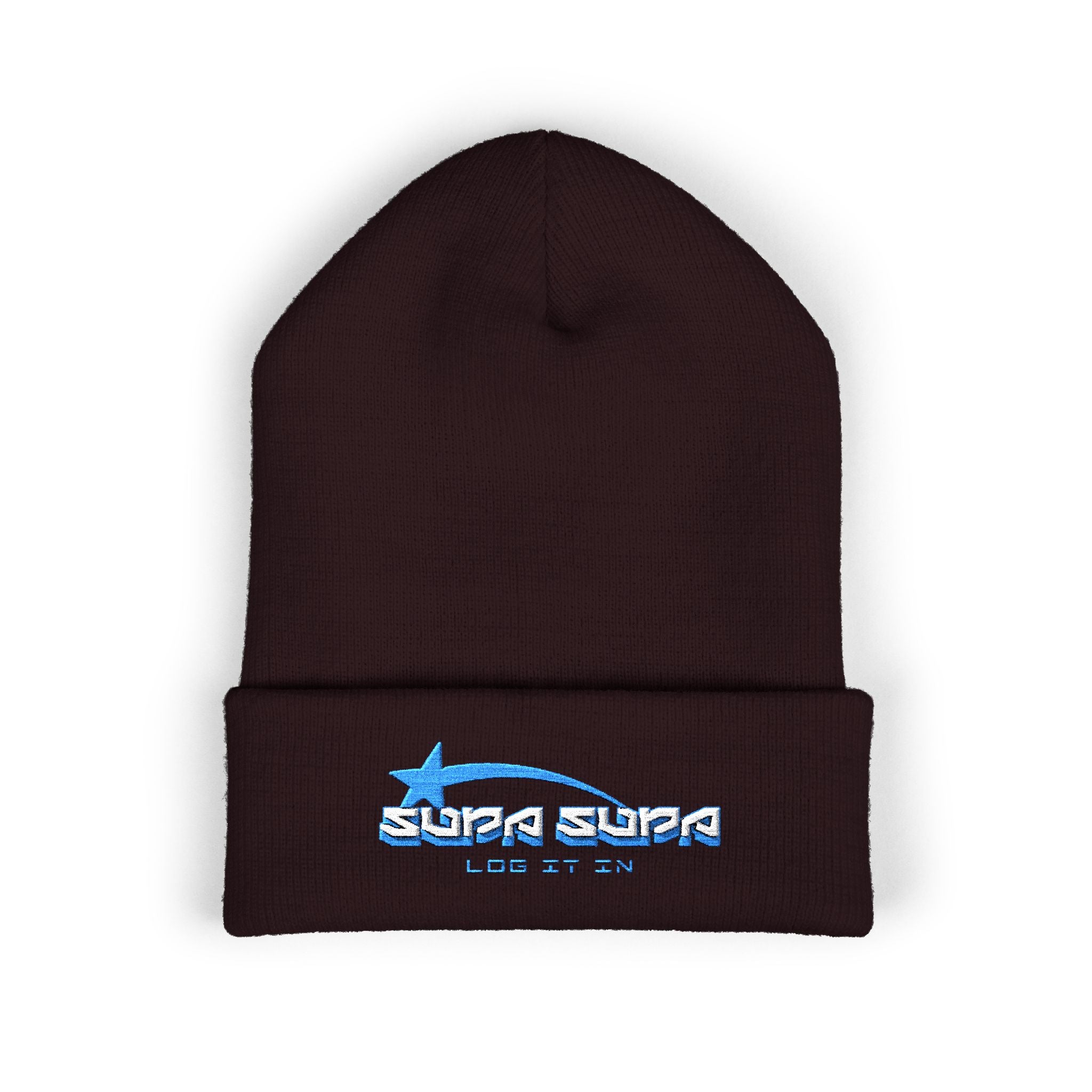 "Supa Supa" Classic Cuffed Beanie (Embroidery)