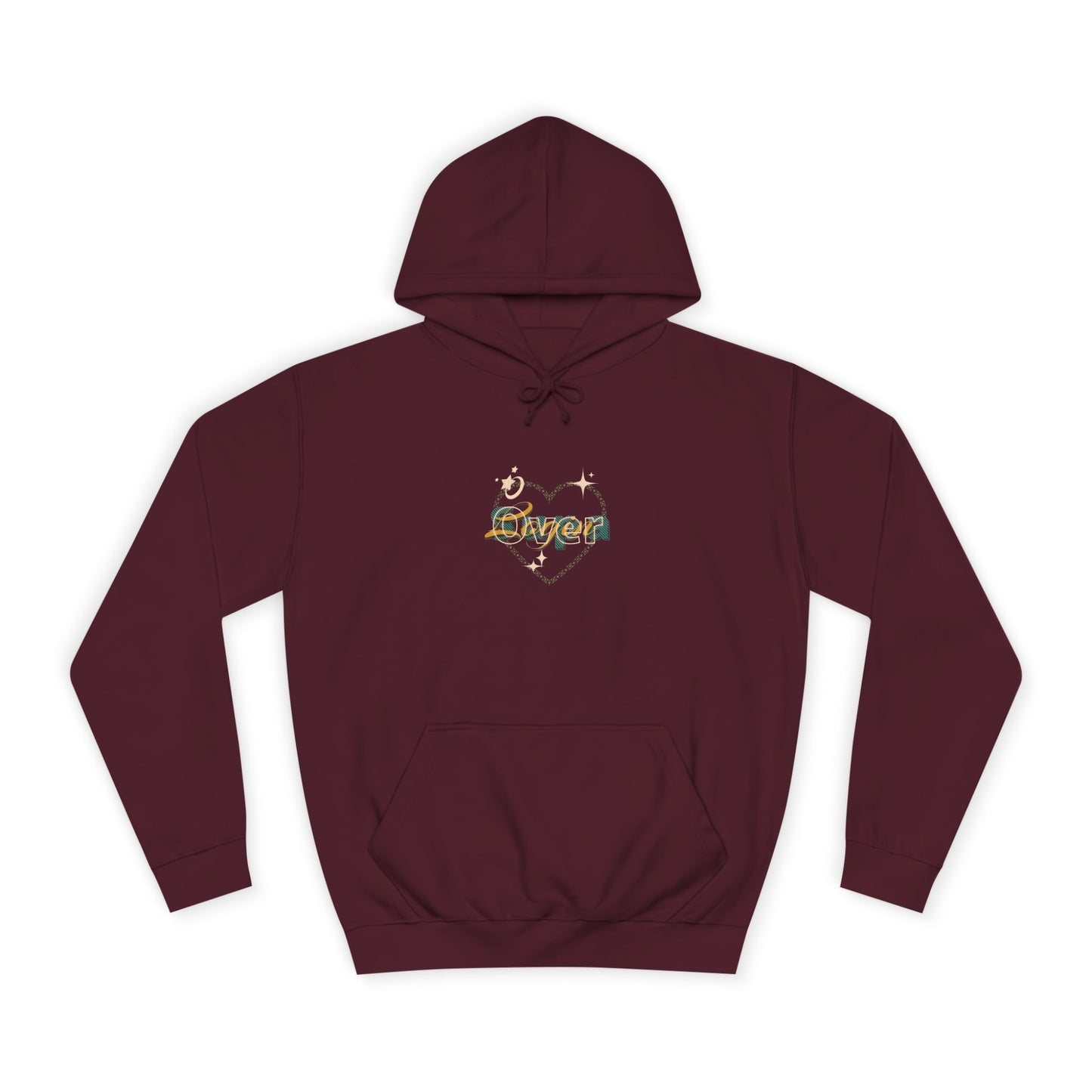 Charming Heart Hoodie with Floral Design, Unisex Casual Sweatshirt, Trendy Gift, Relaxed Wear, Unique Apparel