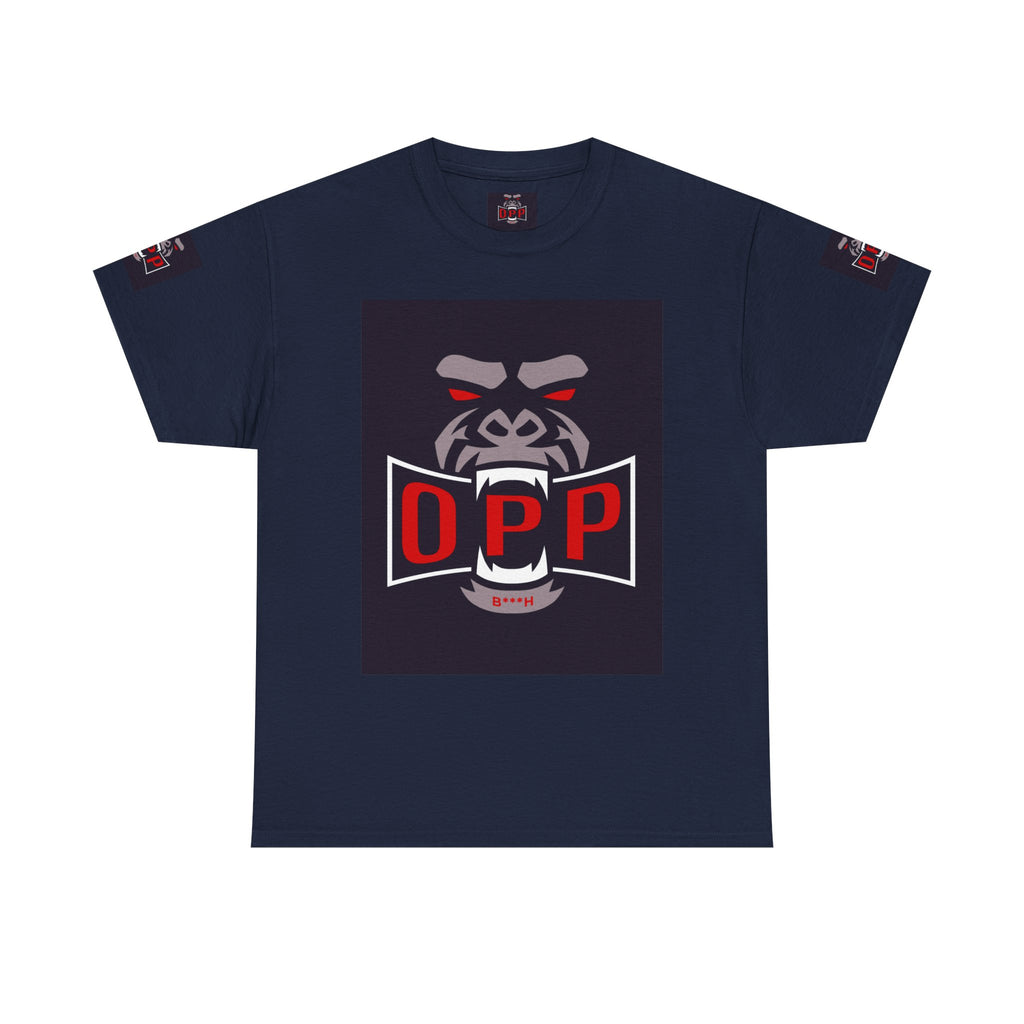 Gorilla OPP Graphic Tee — Bold Red & Black Urban Streetwear Shirt