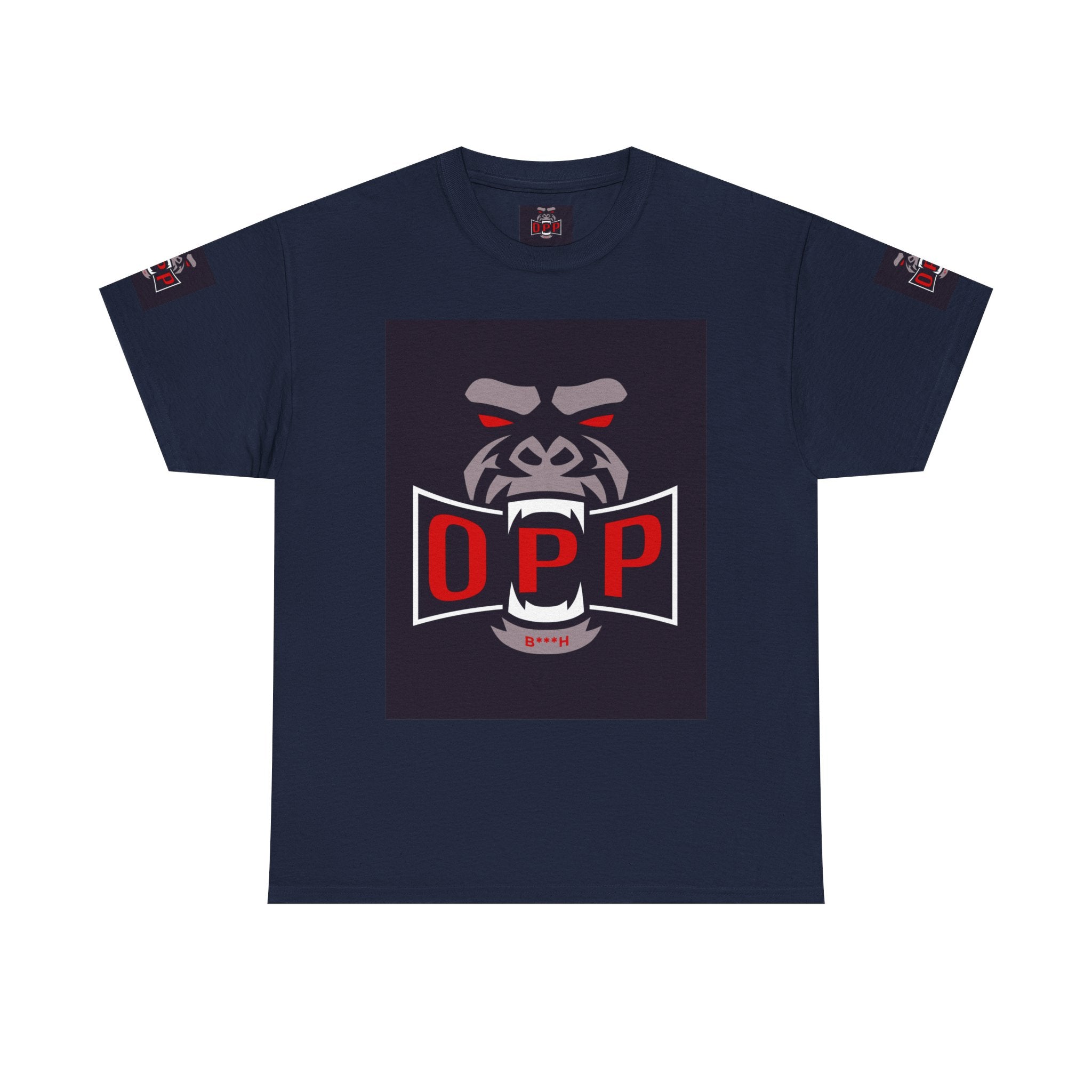 Gorilla OPP Graphic Tee — Bold Red & Black Urban Streetwear Shirt
