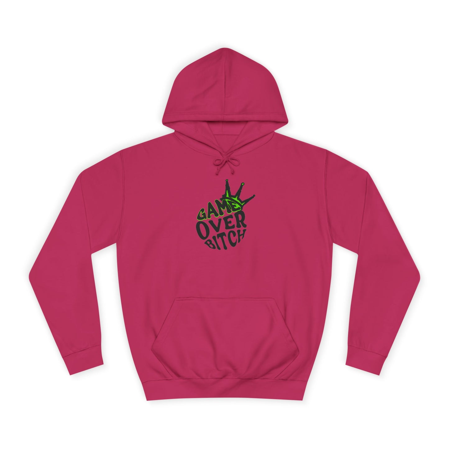 Unisex Hoodie - 'Game Over Bitch' Graphic Sweatshirt for everyone