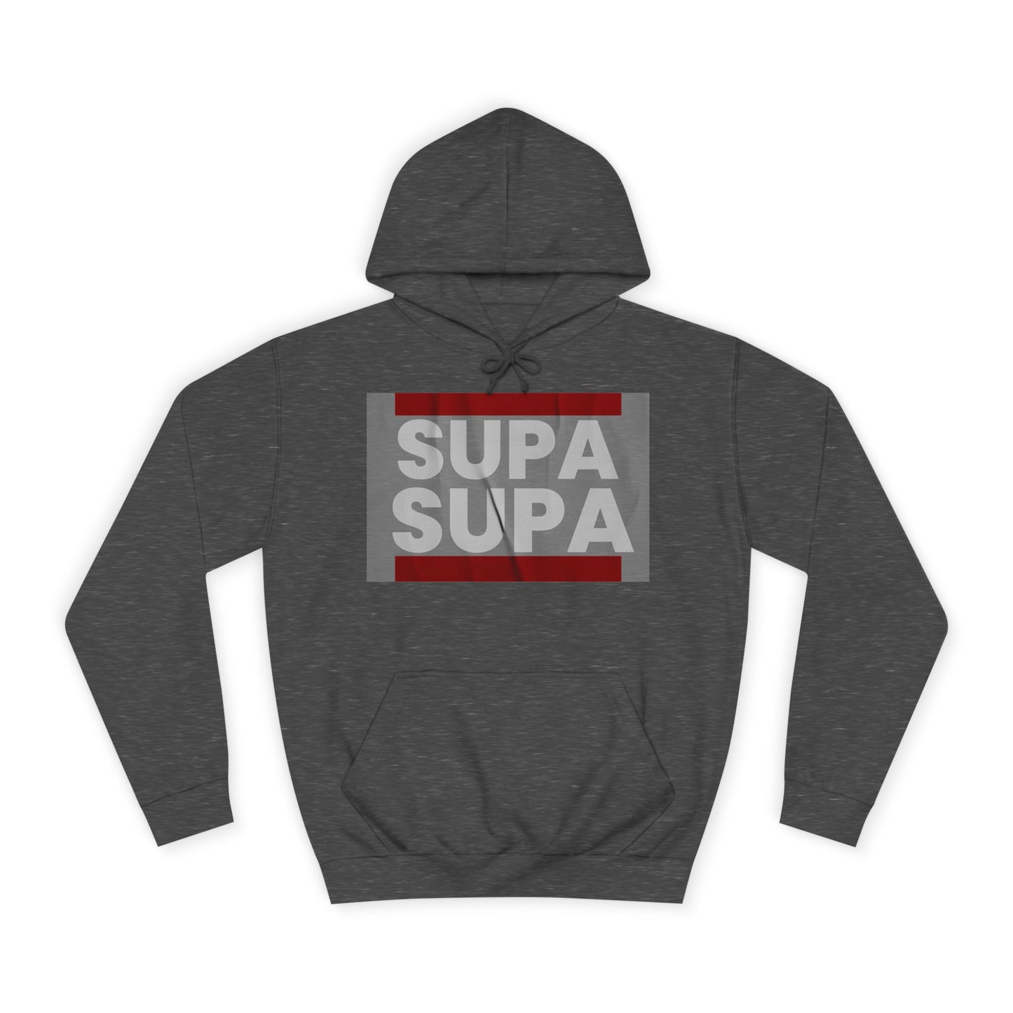 Unisex Hoodie with 'SUPA SUPA' Design, Cool Casual Wear, Perfect, Gifts for Graduates, Cozy Layering