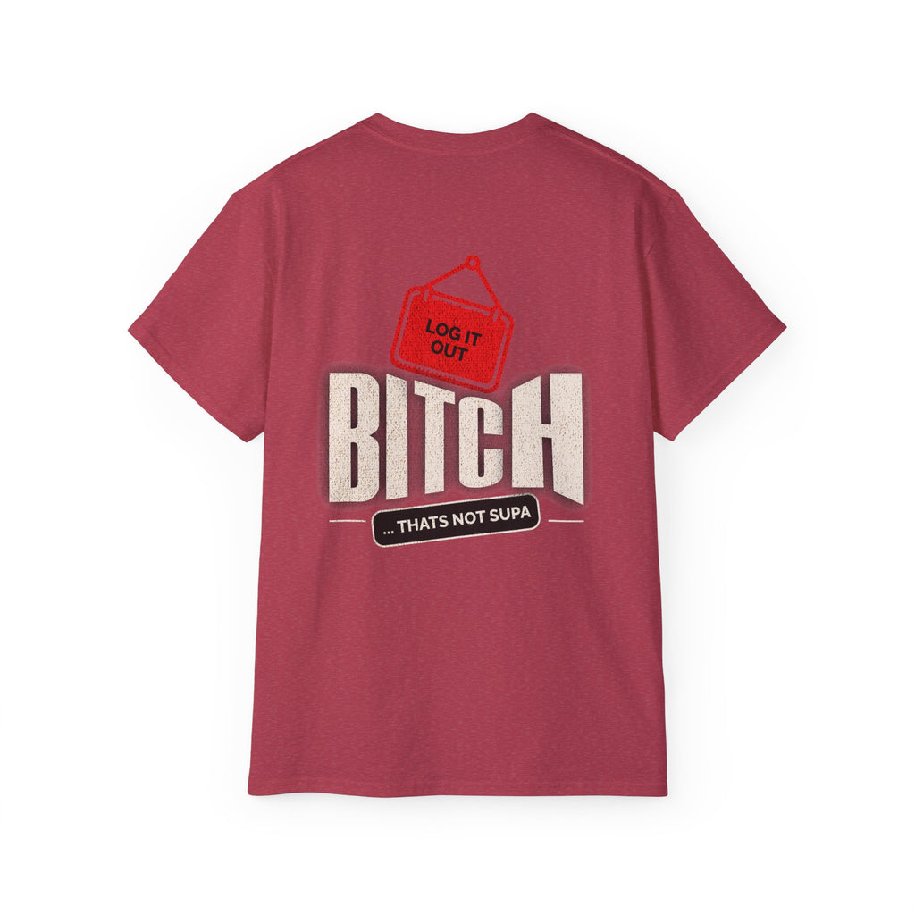 Graphic Tee —  (Log It Out)" Vintage Sign Shirt