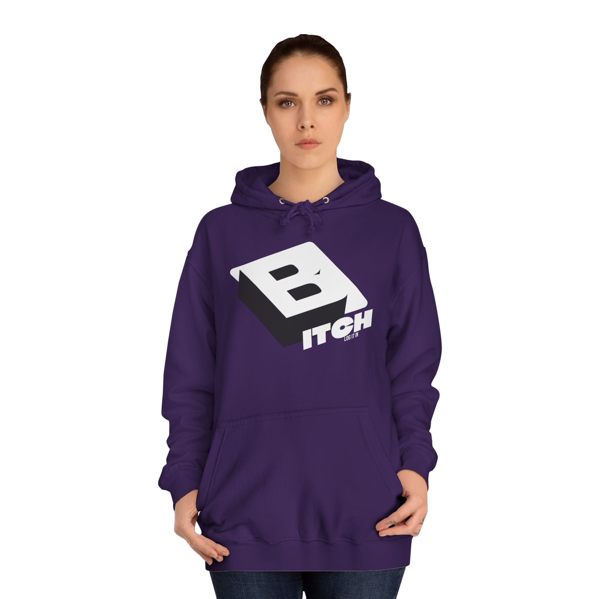 Unisex Hoodie with Bold Logo Design