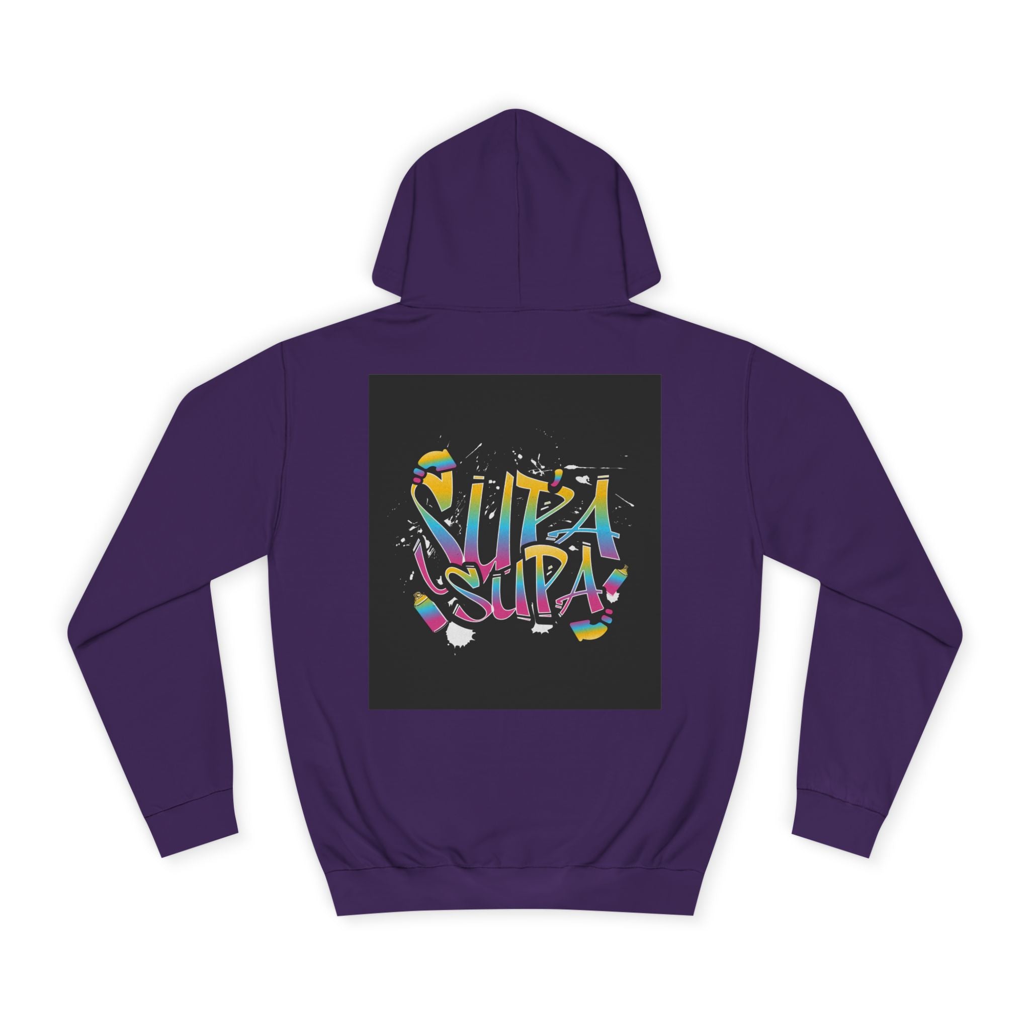Colorful Unisex Supa Supa Hoodie, Casual Sweatshirt, Vibrant Apparel, Streetwear Hoodie