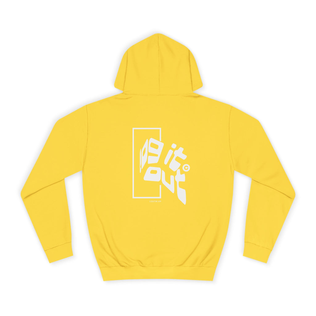 Cozy Unisex Log it out Hoodie, Perfect for Life, Graduation Gifts, Unisex Custom Apparel, Soft Hooded Sweatshirt, Everyday Comfort