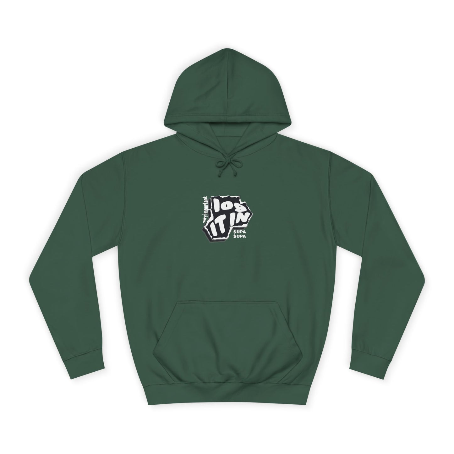 Unisex Log it in Hoodie with Graphic Design, Casual Wear, Trendy Apparel, perfect gift, Streetwear Style