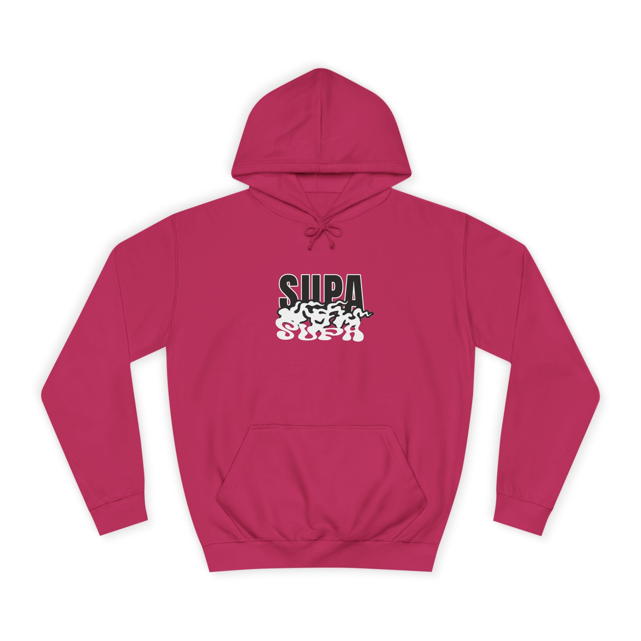 Trendy Unisex Hoodie with 'SUPA' Design | Casual Wear, Apparel, Street Style, Gift, Cozy Fashion