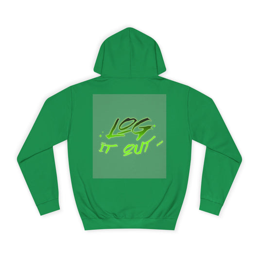Trendy Unisex Log it out Hoodie - Stylish Wear, Streetwear, Casual Outfit, Gift,Essentials