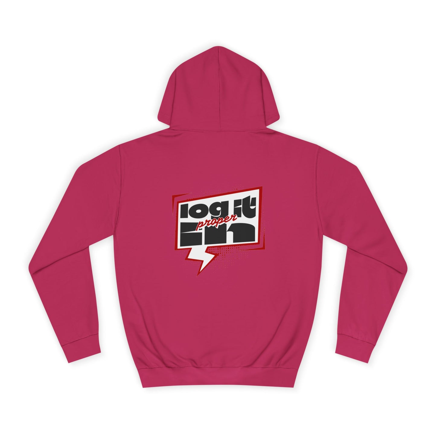 Unisex Log it in Hoodie - Casual Streetwear, College Apparel, Gift, Comfortable Hoodie, Unique Graphic Sweatshirt