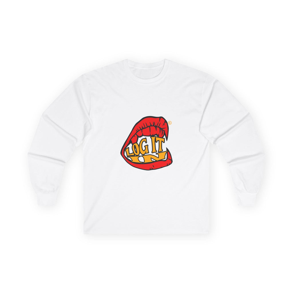 "Log It in" Graphic Long Sleeve Tee