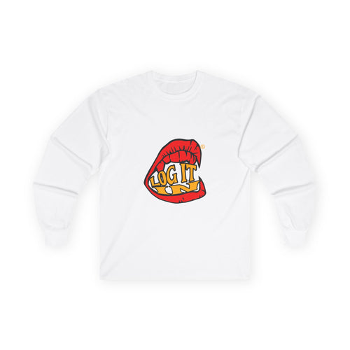 "Log It in" Graphic Long Sleeve Tee