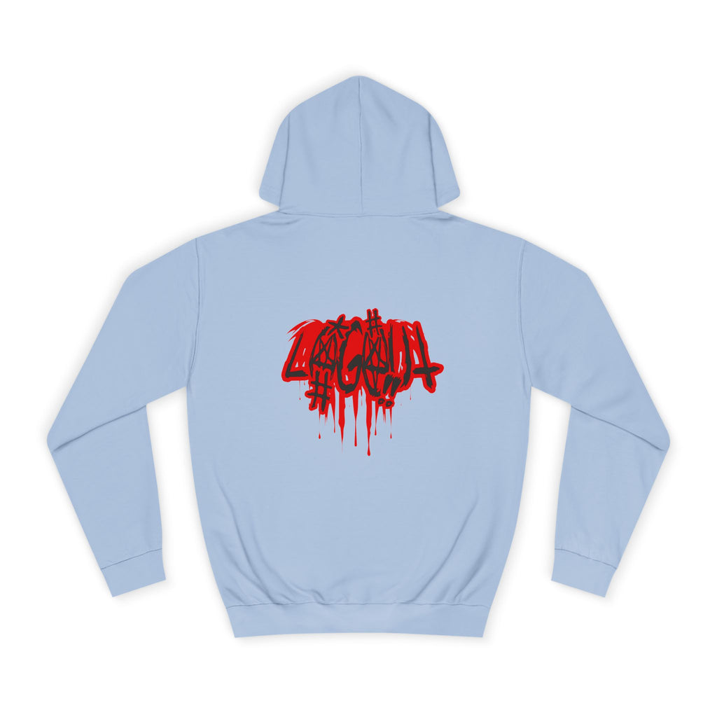 Bold Graffiti log out Hoodie, Unisex Streetwear, Comfortable Casual Wear,