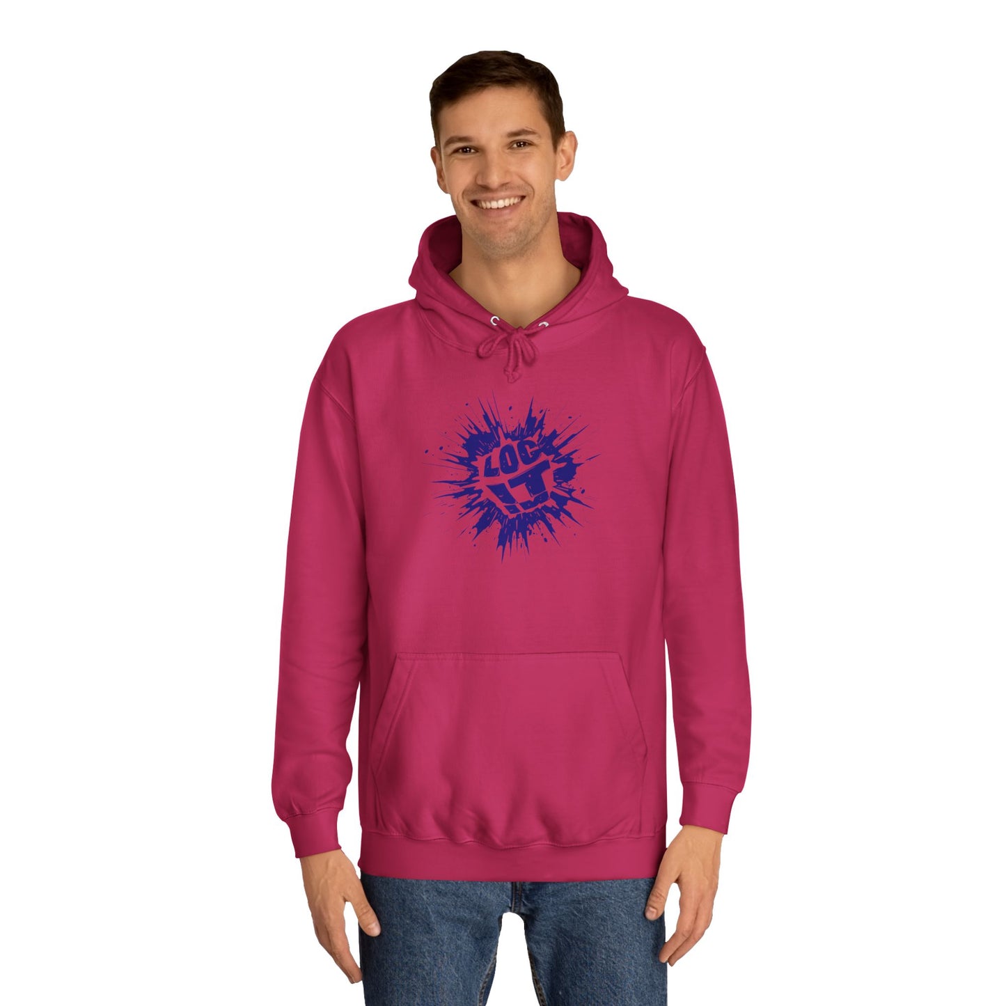 Unisex 'Log it in' Hoodie - Trendy Vibe, Perfect for Everyday wear, Casual Style, Great for Gifting, Ideal for Life