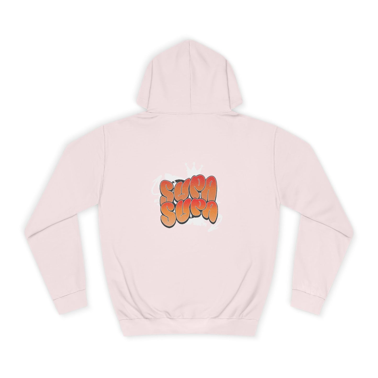 Unisex Hoodie with Retro 'Supa Supa' Design