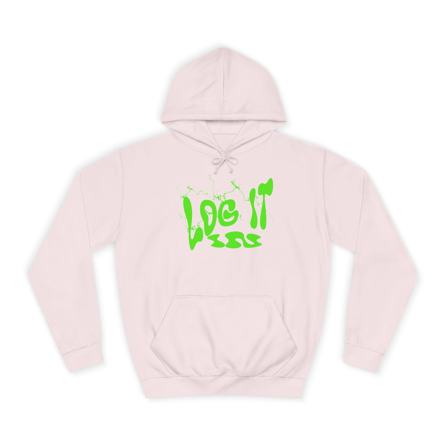 Unisex Hoodie with 'Log It in' Design, Cozy Casual Sweater for Trendy wear, Gift for Comfortable Everyday Wear