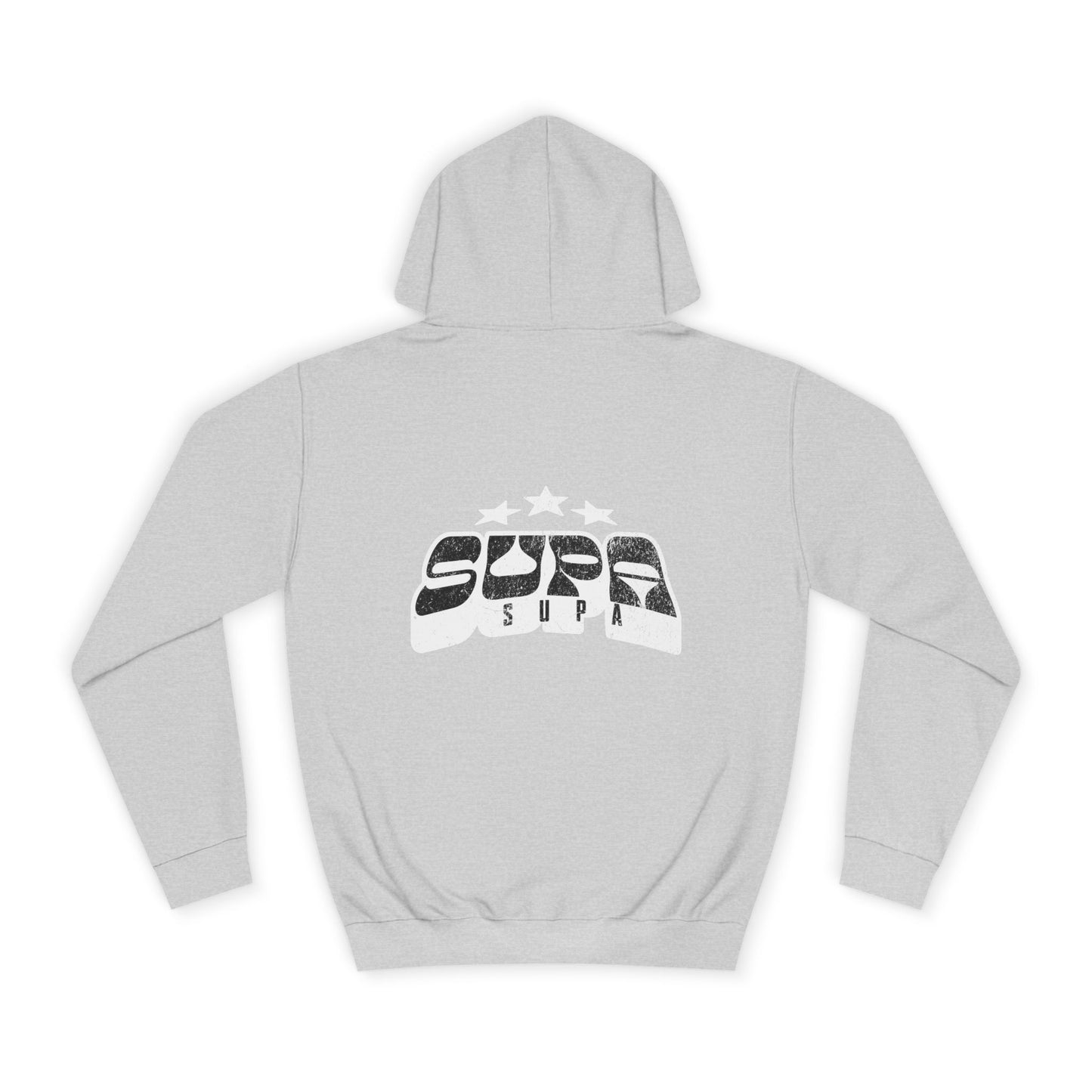 Unisex Hoodie with Bold SUPA Graphic, Casual Wear, Custom Apparel, Gift, Street Style, Everyday Comfort