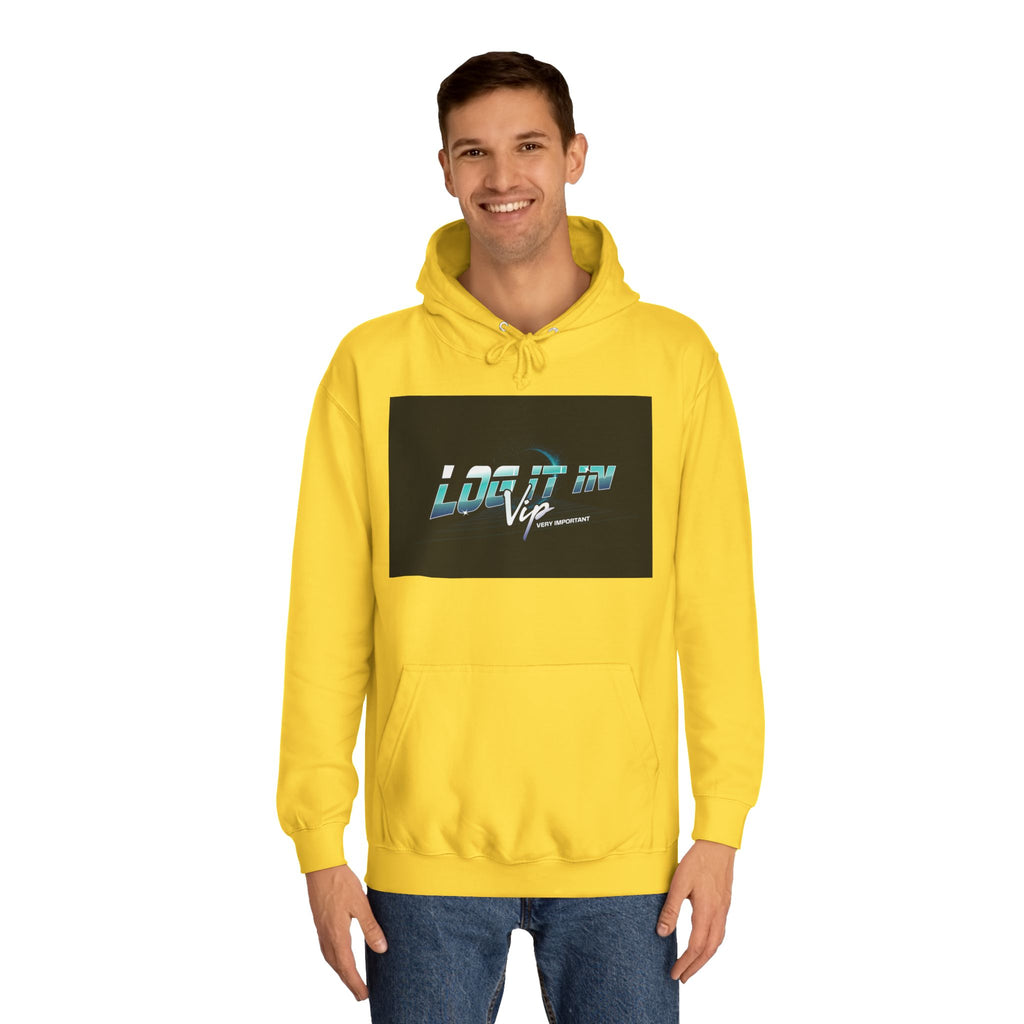 'log it in,Hoodie, Casual Wear, Unisex Fashion, Perfect for Every day Life, Stylish Gift, Cozy & Trendy Sweatshirt