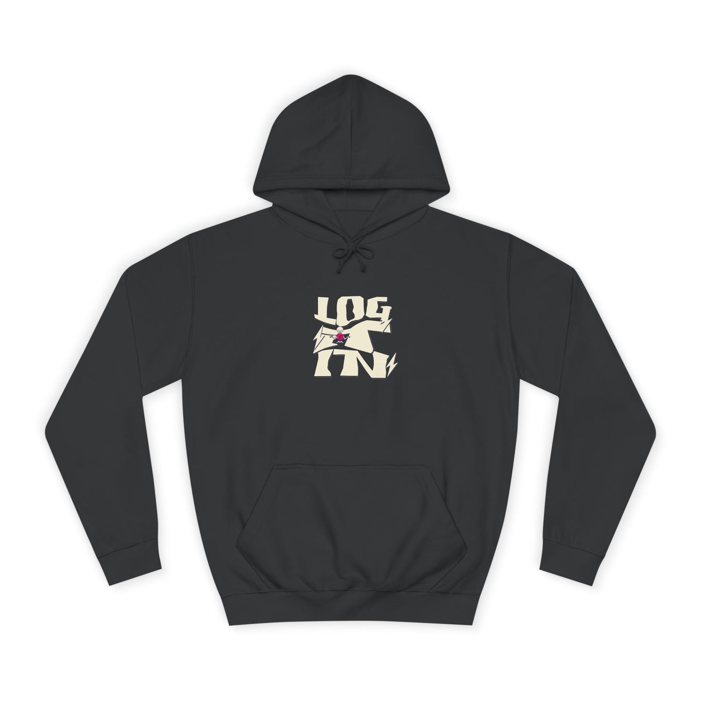 Cozy Unisex Log it in Hoodie - Floral Design, Ideal Gift, Casual Wear, Spring Wardrobe Essentials
