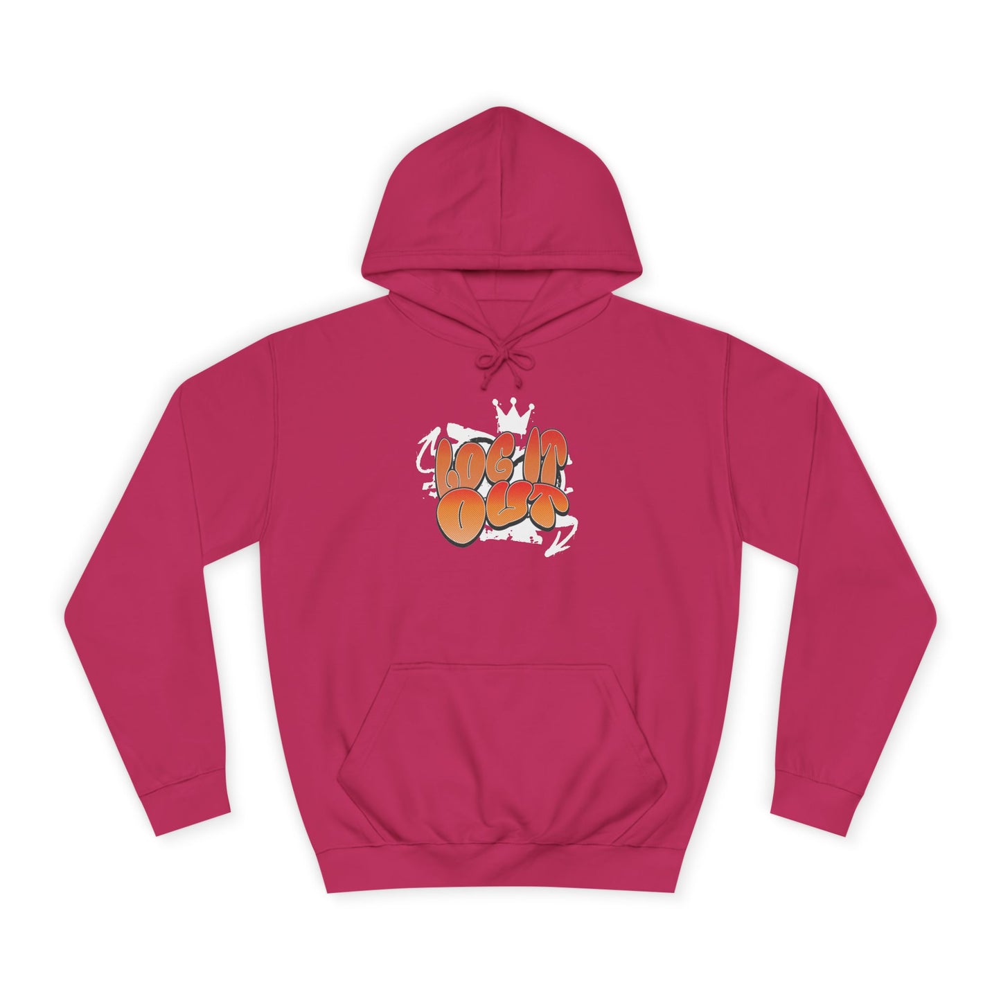 Unisex Hoodie - 'Log It Out' Trendy Comfort Wear