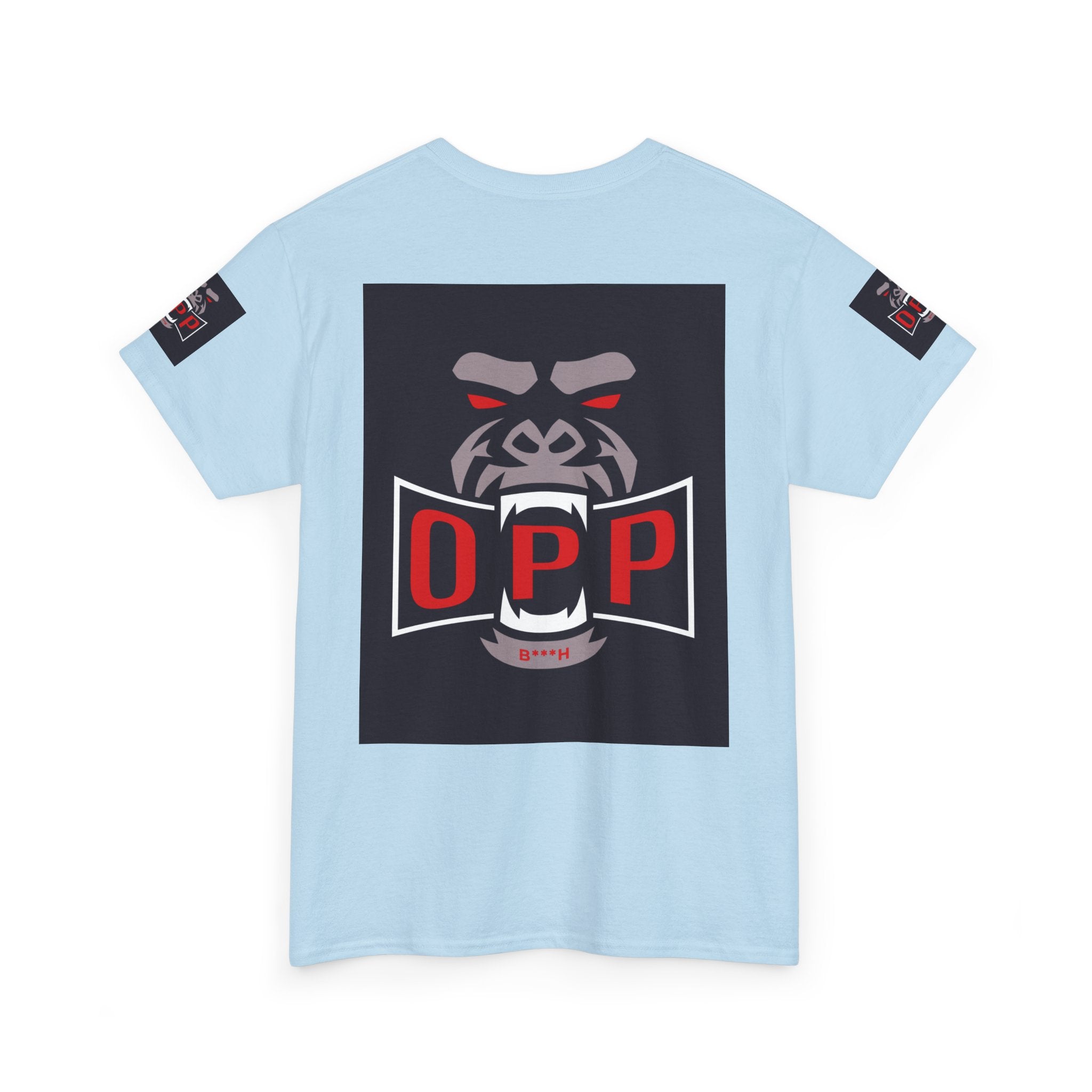 Gorilla OPP Graphic Tee — Bold Red & Black Urban Streetwear Shirt