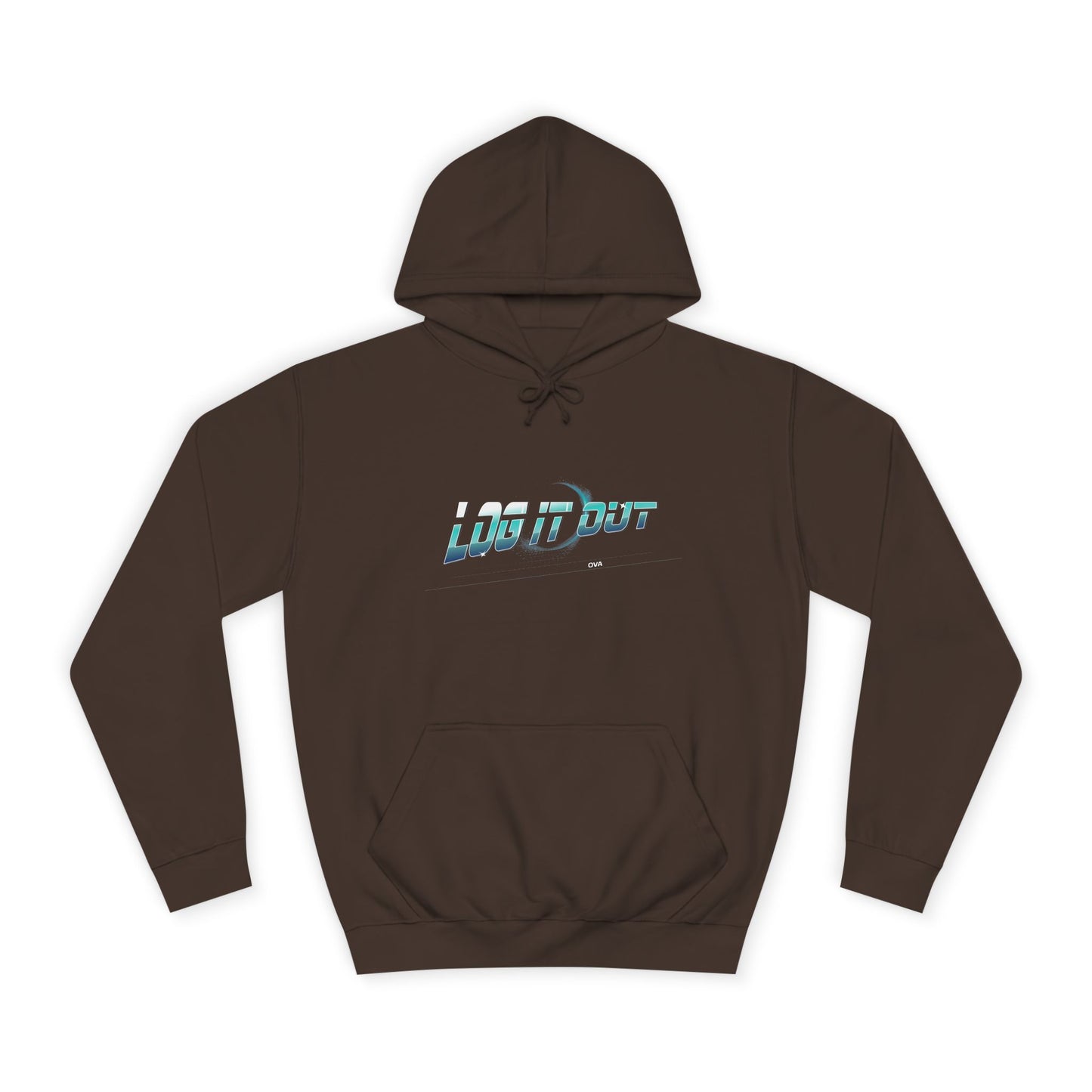 Unisex 'log it out' Hoodie with Retro Style, Ideal for Everyday Wear, Perfect for trendy wear,Gift for Friends