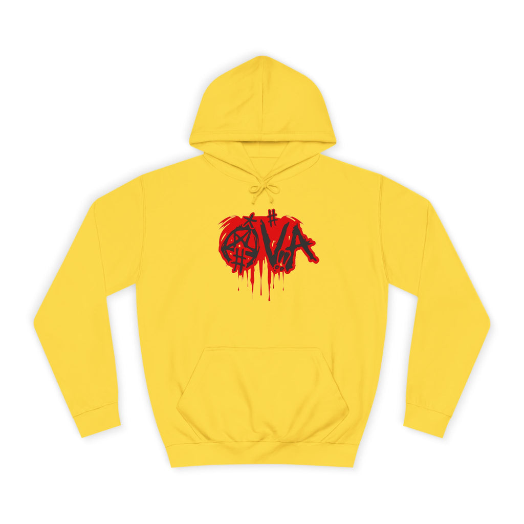 Edgy Unisex Hoodie with Graffiti-Style Print, Urban Streetwear, Apparel, Gift for any body, Casual Fashion