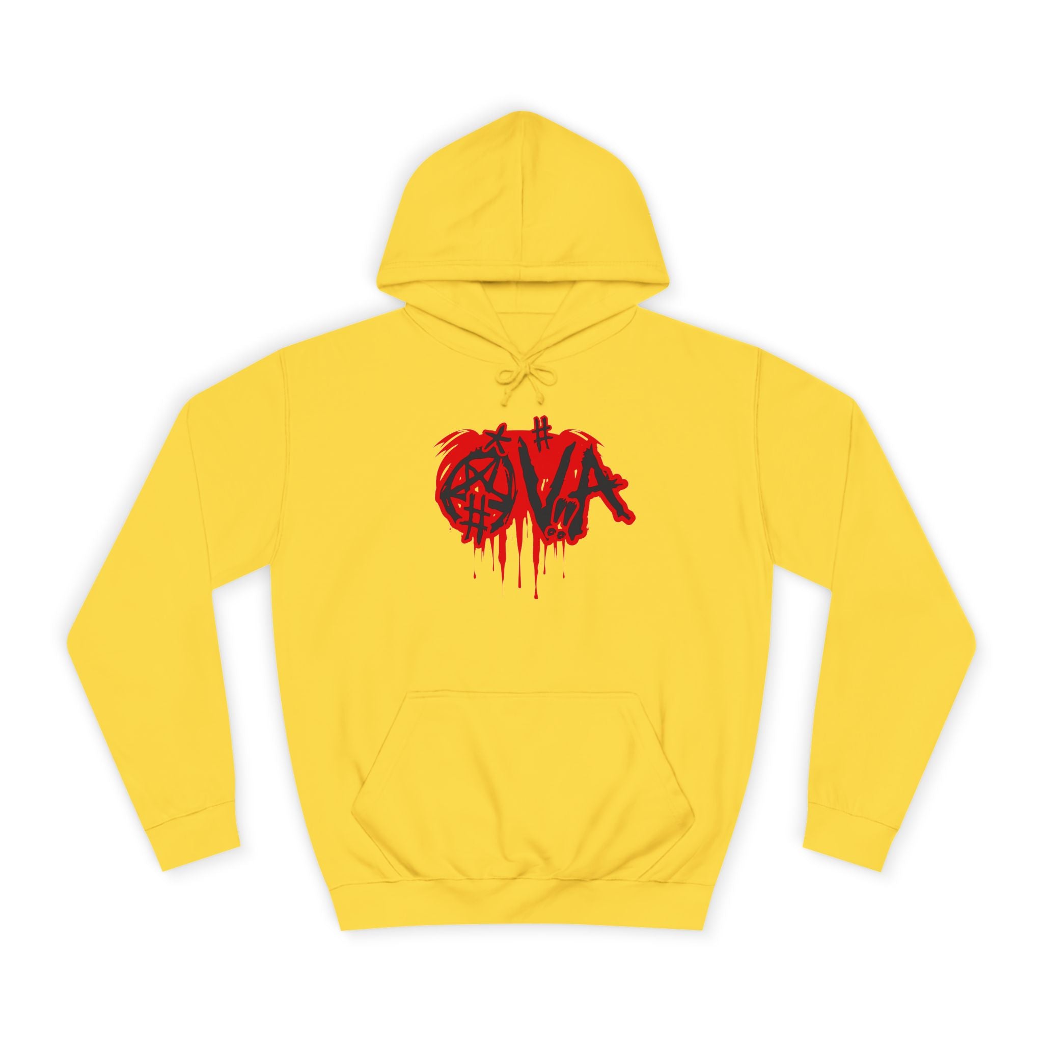 Edgy Unisex Hoodie with Graffiti-Style Print, Urban Streetwear, Apparel, Gift for any body, Casual Fashion